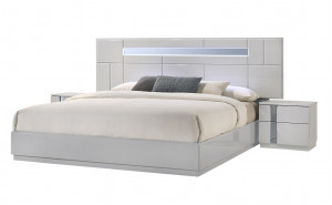 Palermo Grey Bed J&M Furniture