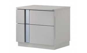 Palermo Grey Nightstand J&M Furniture