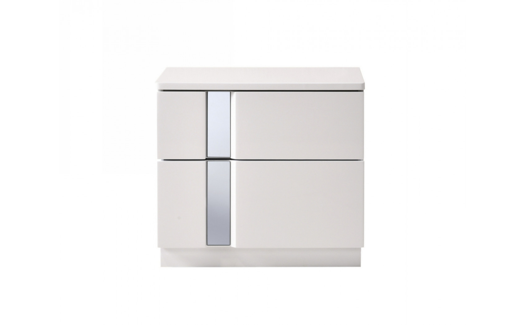 Palermo Casegoods White Lacquer & Chrome J&M Furniture