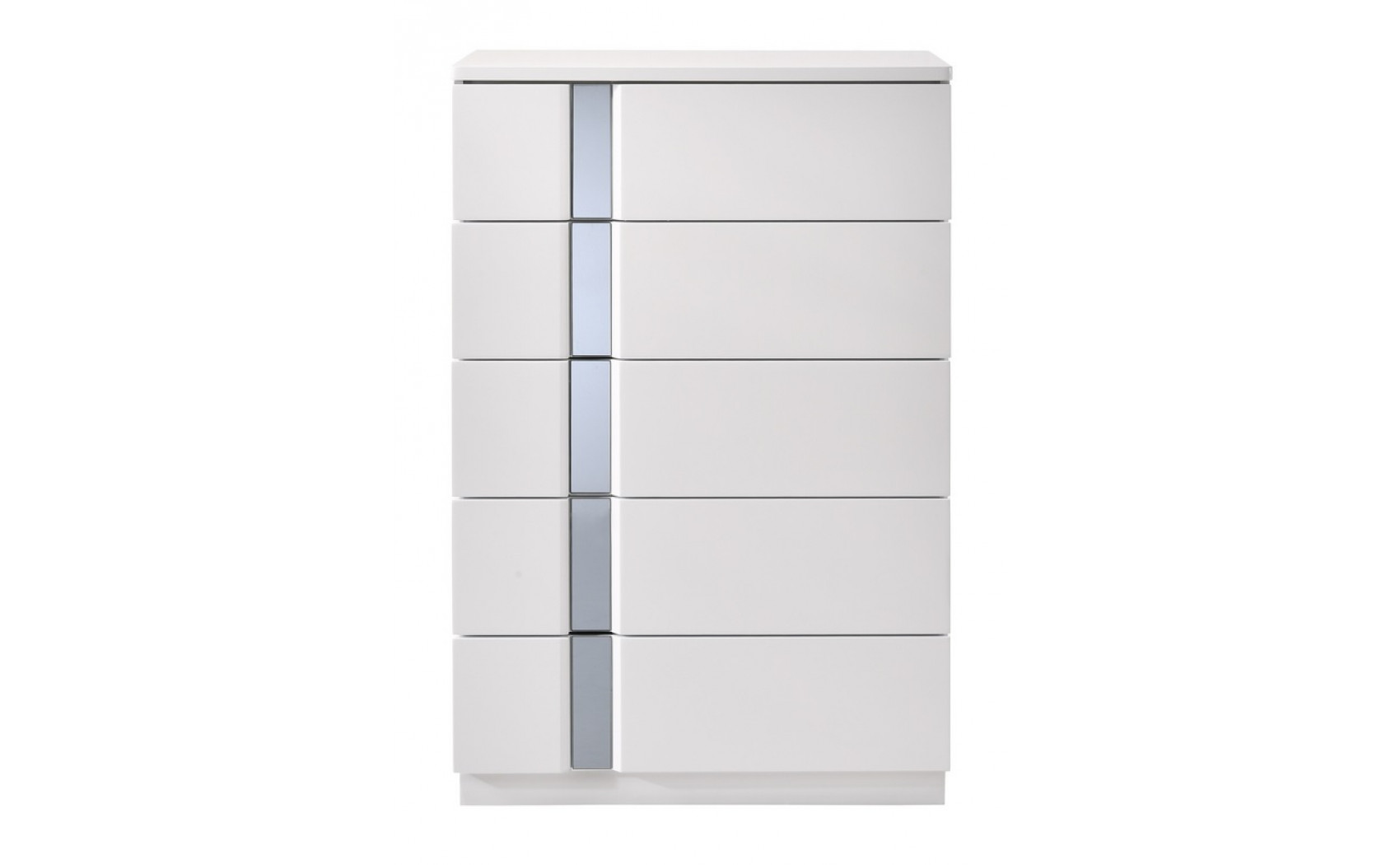 Palermo Casegoods White Lacquer & Chrome J&M Furniture