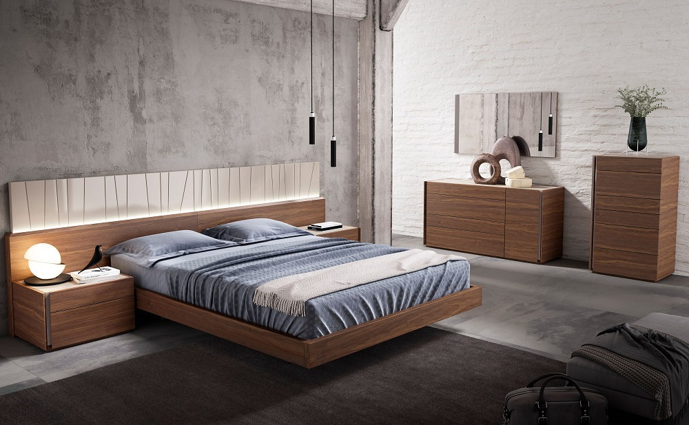 Porto Bedroom Set Walnut J&M Furniture