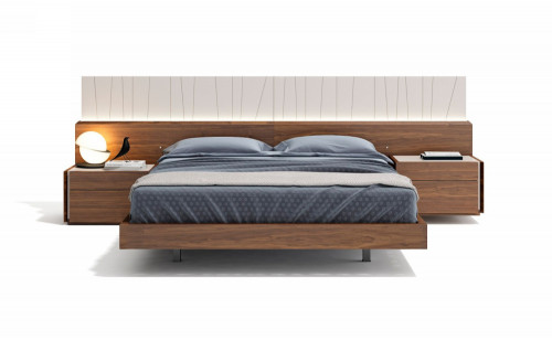 Porto Bed Walnut J&M Furniture