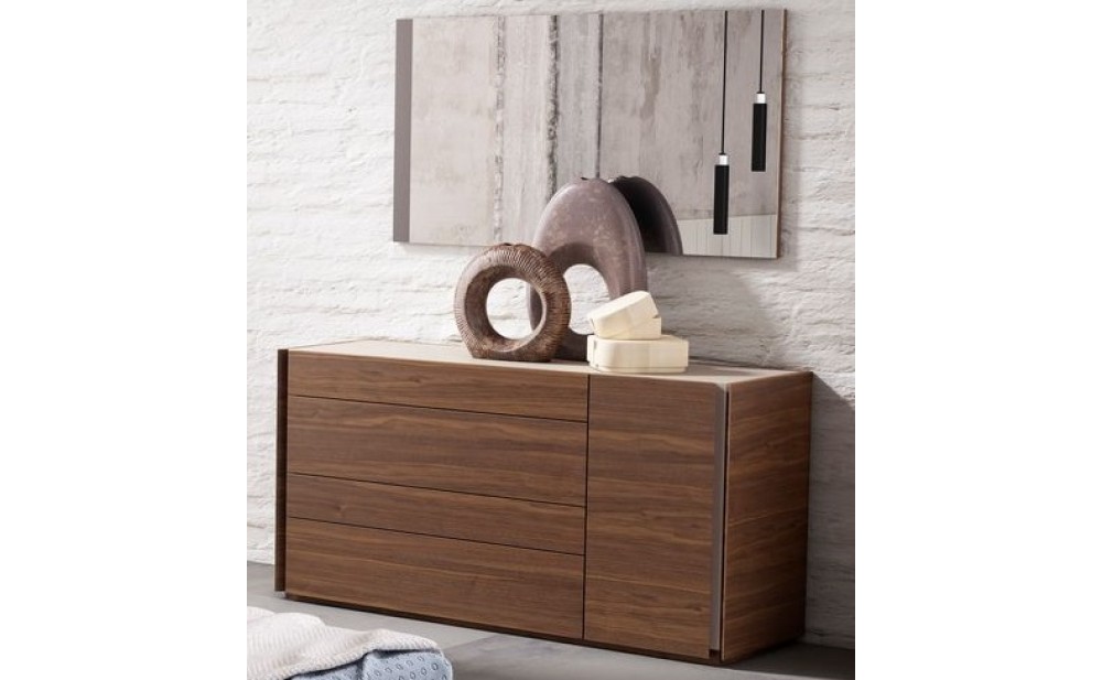 Porto Dresser Walnut J&M Furniture
