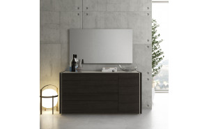 Porto Dresser Light Grey & Wenge J&M Furniture