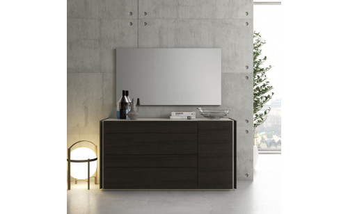 Porto Dresser Light Grey & Wenge J&M Furniture