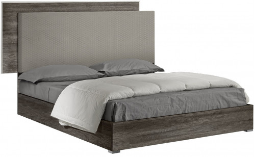 Portofino Bed Beige / Canyon Oak J&M Furniture