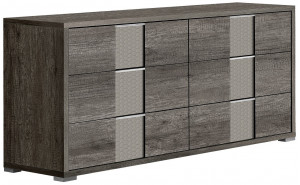 Portofino Dresser Beige / Canyon Oak J&M Furniture