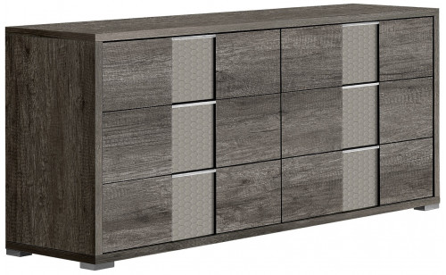 Portofino Dresser Beige / Canyon Oak J&M Furniture