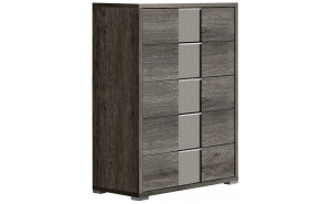 Portofino Chest Beige / Canyon Oak J&M Furniture