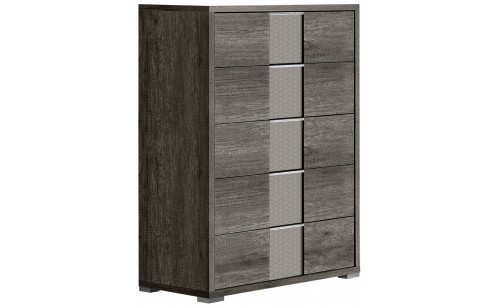 Portofino Chest Beige / Canyon Oak J&M Furniture
