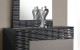 Roma Bedroom Set Black & Grey Lacquer J&M Furniture