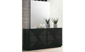 Rosette Dresser Wenge J&M Furniture