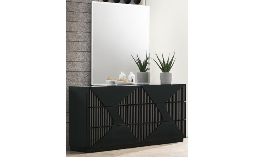 Rosette Dresser Wenge J&M Furniture