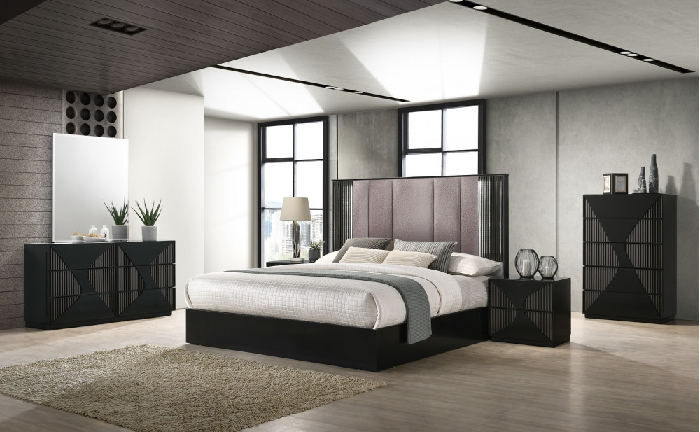 Rosette Bed Wenge J&M Furniture