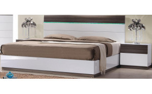 Sanremo B Bed Walnut Veneer J&M Furniture