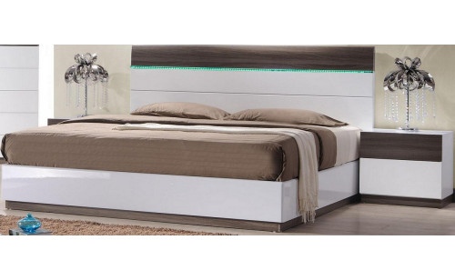 Sanremo B Bed Walnut Veneer J&M Furniture
