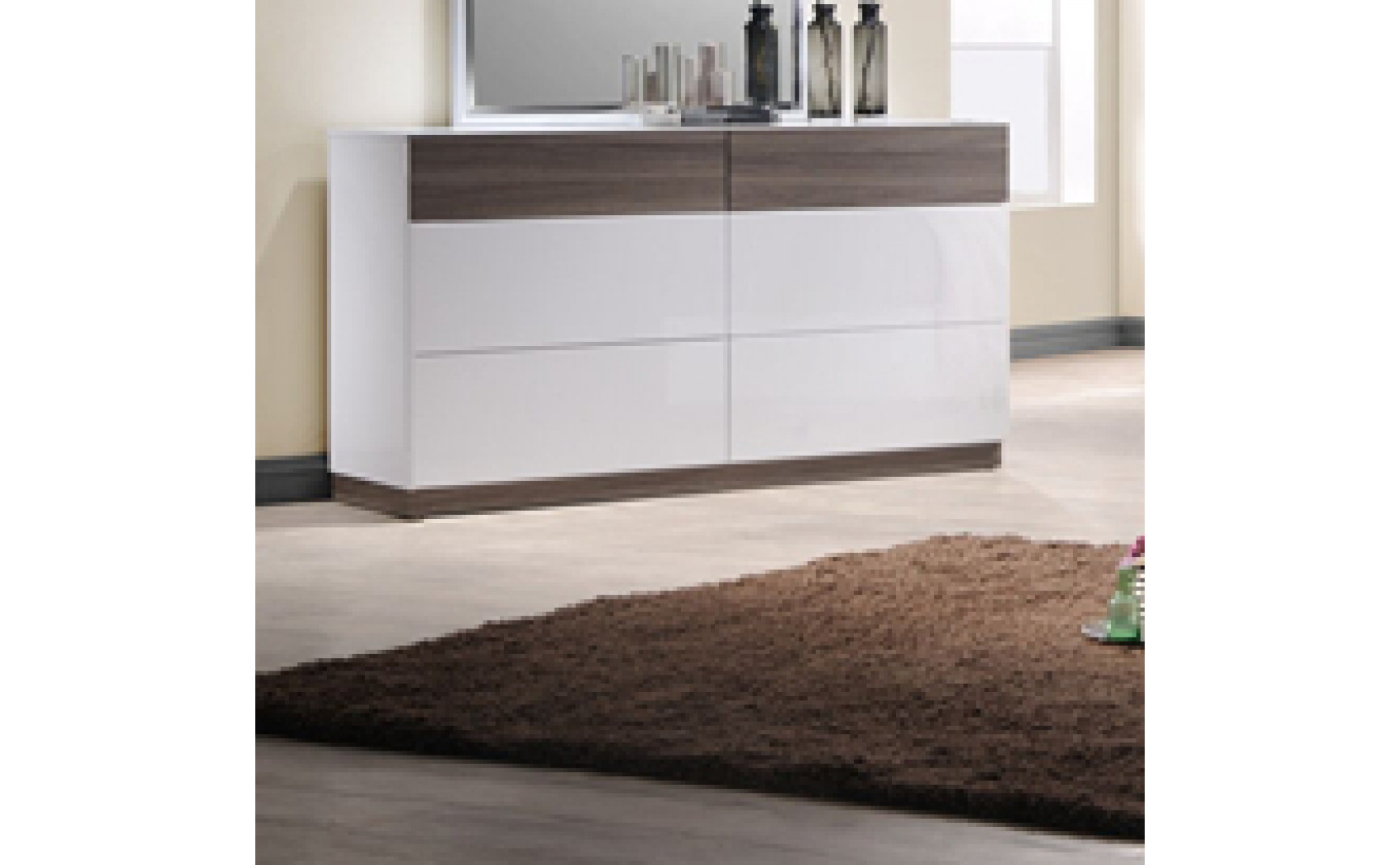 Sanremo B Bed Walnut Veneer J&M Furniture