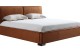 Serene Bed Chestnut Leatherette / Fabric J&M Furniture