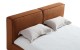 Serene Bed Chestnut Leatherette / Fabric J&M Furniture