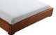 Serene Bed Chestnut Leatherette / Fabric J&M Furniture