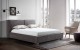 Serene Bed Grey Leatherette / Fabric J&M Furniture