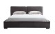 Serene Bed Grey Leatherette / Fabric J&M Furniture