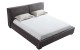 Serene Bed Grey Leatherette / Fabric J&M Furniture