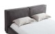 Serene Bed Grey Leatherette / Fabric J&M Furniture