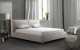 Serene Queen Natural Bed Natural Leatherette / Fabric J&M Furniture