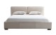 Serene Queen Natural Bed Natural Leatherette / Fabric J&M Furniture