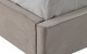 Serene Queen Natural Bed Natural Leatherette / Fabric J&M Furniture
