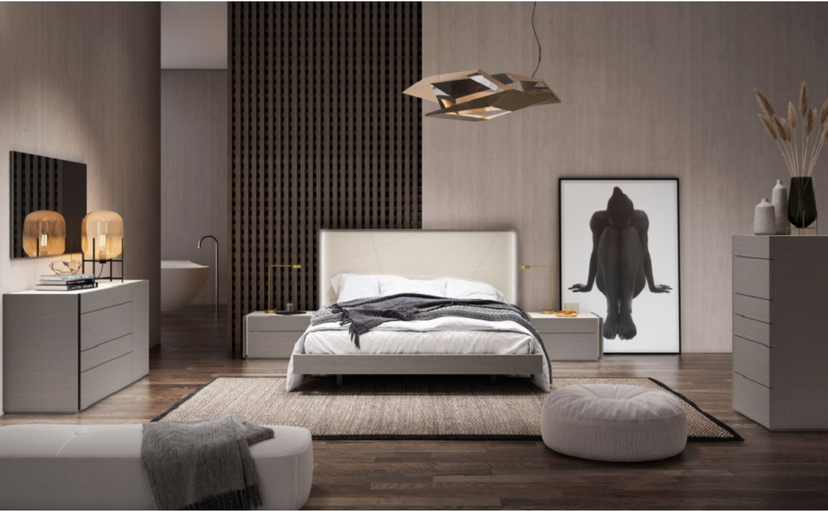 Sintra Casegoods Grey J&M Furniture