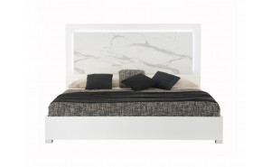 Sonia Bed White / Grey J&M Furniture Sonia Bed White / Grey J&M Furniture