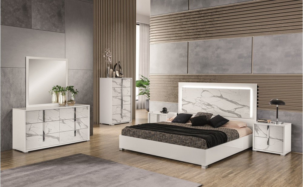 Sonia Chest White / Grey J&M Furniture