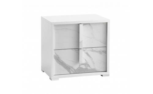 Sonia Nightstand White / Grey J&M Furniture