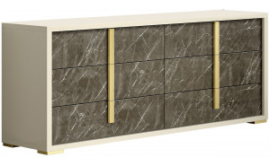 Sonia Dresser Brown / Cream J&M Furniture