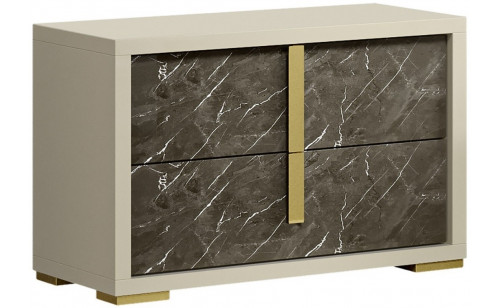 Sonia Nightstand Brown / Cream J&M Furniture