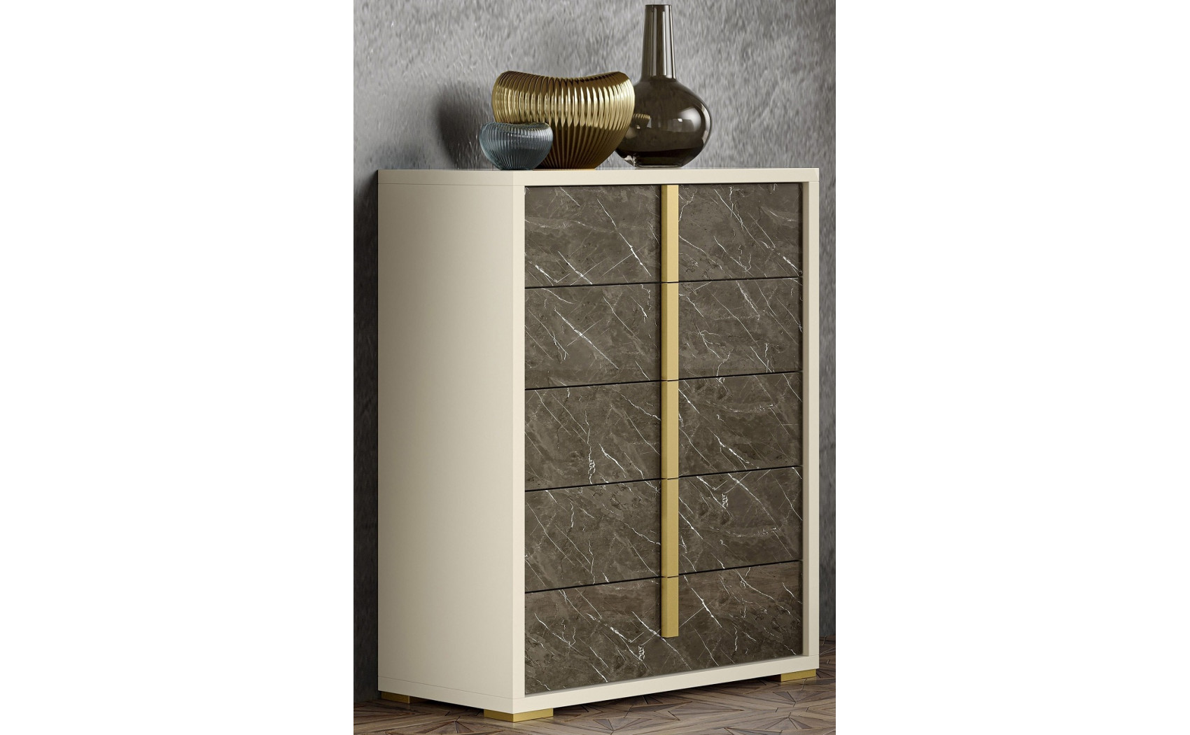 Sonia Casegoods Brown / Cream J&M Furniture