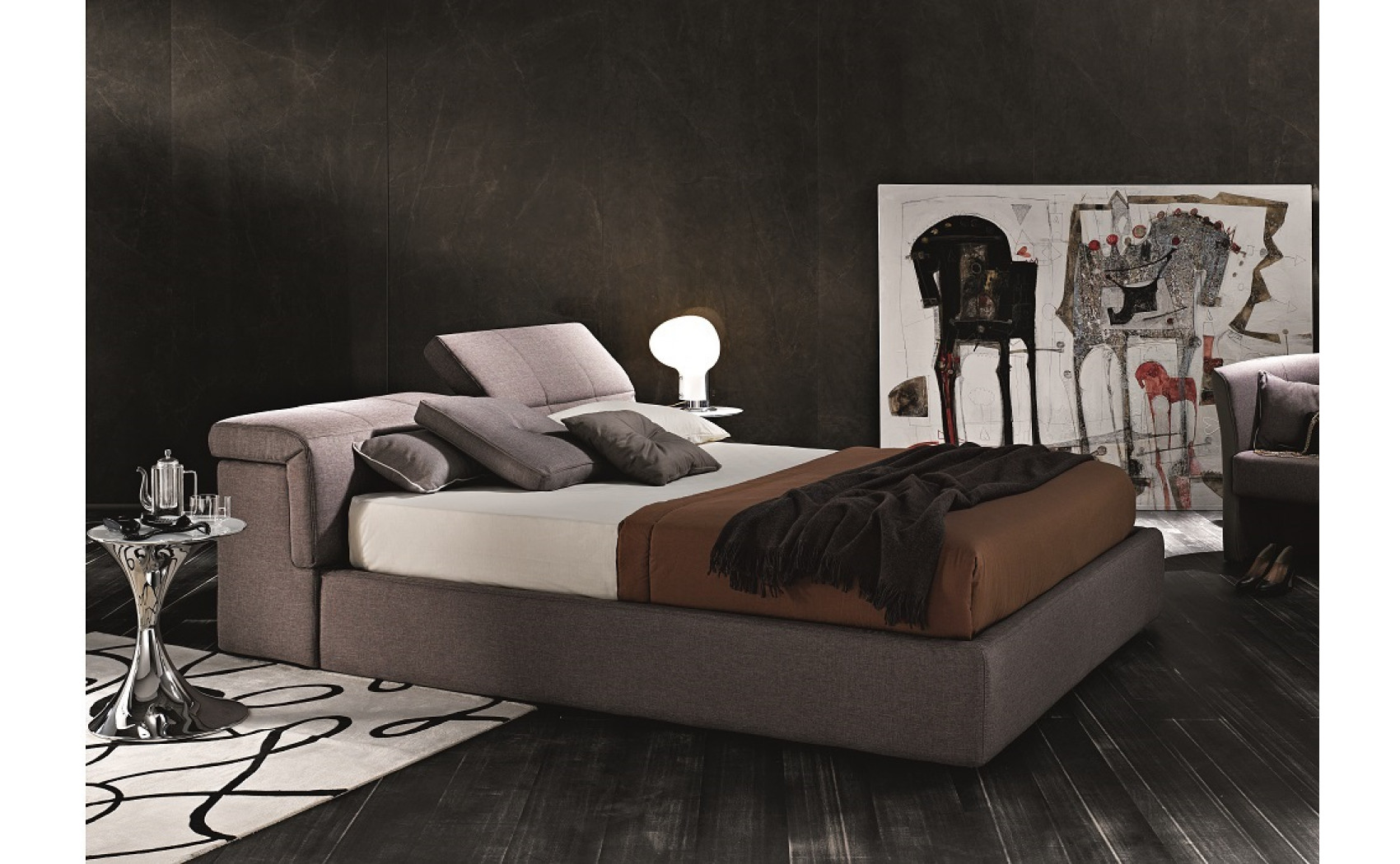 Tower Storage Bed Taupe J&M Furniture