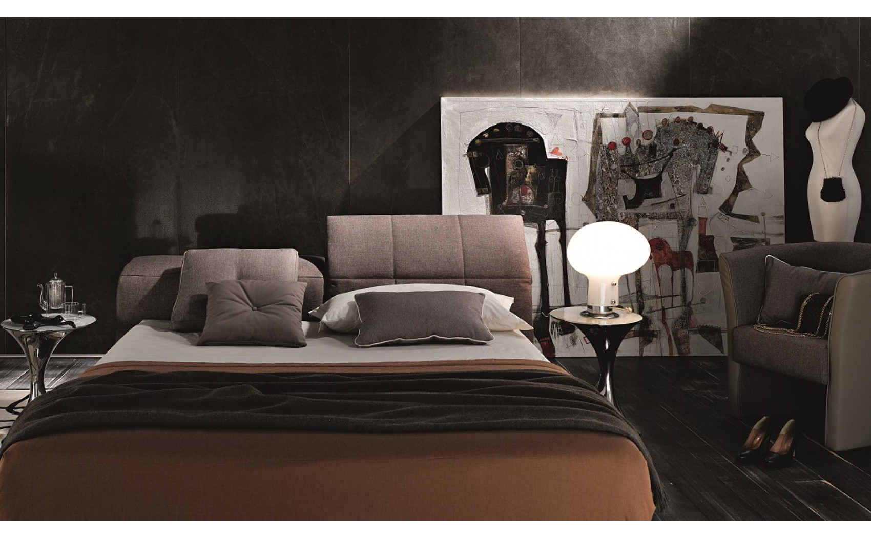 Tower Storage Bed Taupe J&M Furniture