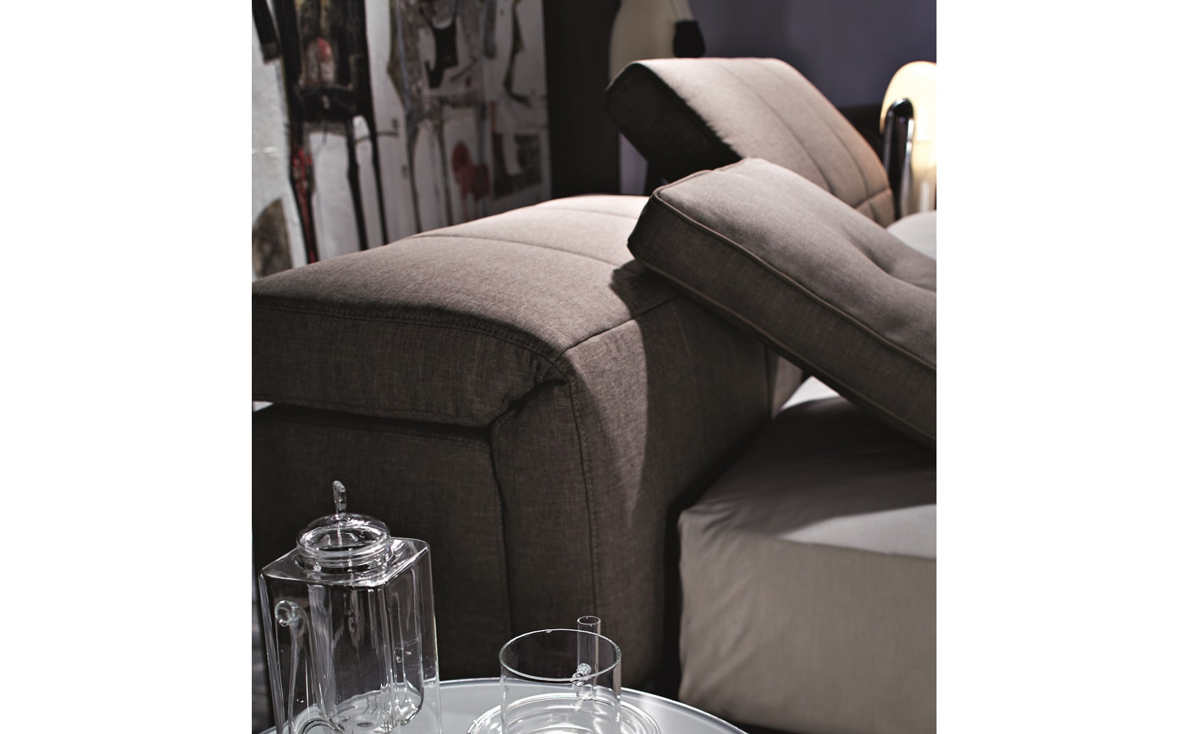Tower Storage Bed Taupe J&M Furniture