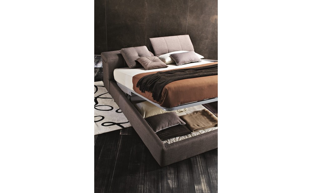 Tower Storage Bed Taupe J&M Furniture