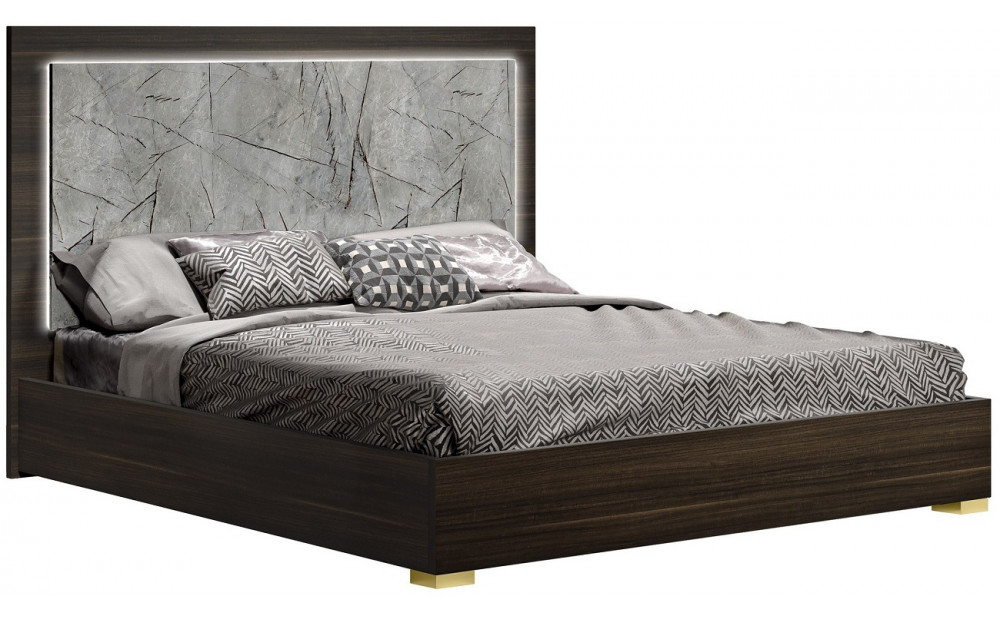 Travertine Bedroom Set Wenge / Grey J&M Furniture