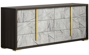 Travertine Dresser Wenge / Grey J&M Furniture Travertine Dresser Wenge / Grey J&M Furniture