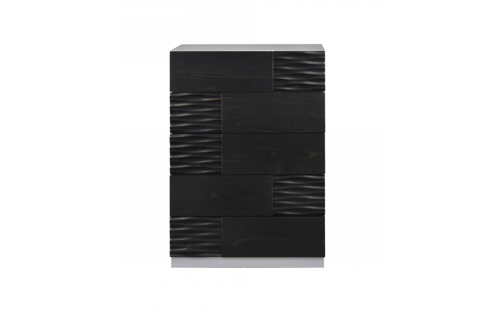 Tribeca Nightstand Black & Grey J&M Furniture