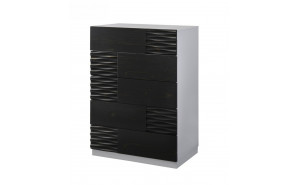 Tribeca Chest Black & Grey J&M Furniture Tribeca Chest Black & Grey J&M Furniture