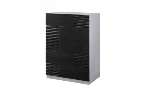 Tribeca Chest Black & Grey J&M Furniture