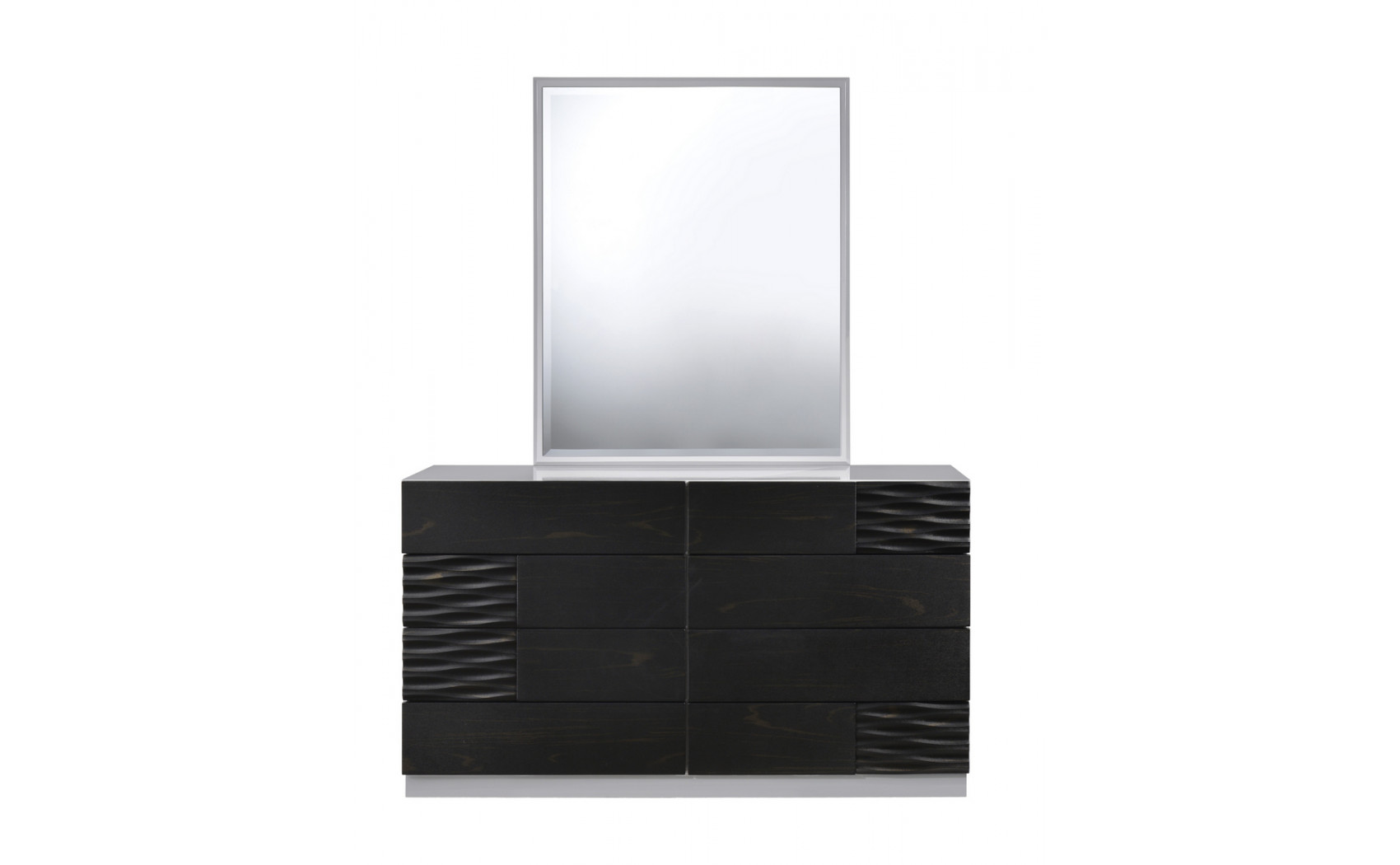Tribeca Nightstand Black & Grey J&M Furniture