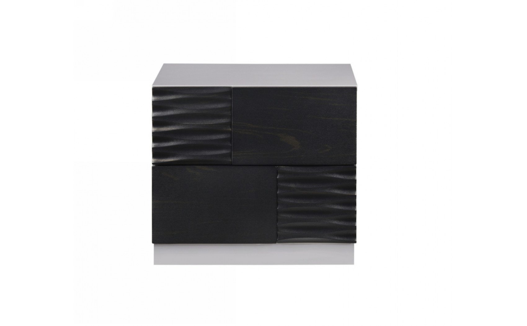Tribeca Nightstand Black & Grey J&M Furniture