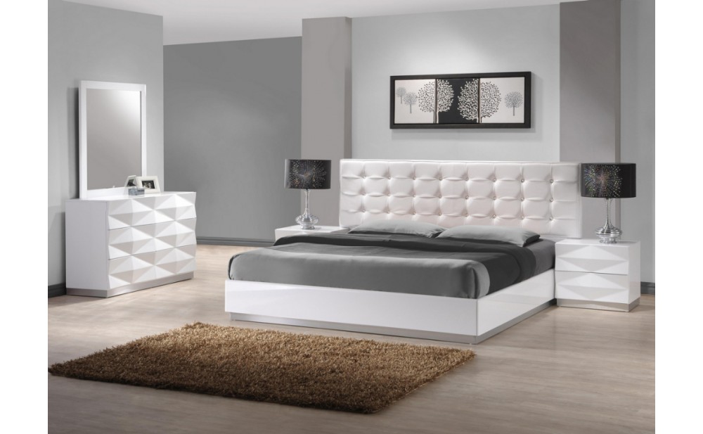 Verona Casegoods White Lacquer J&M Furniture
